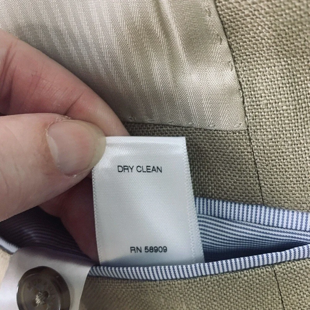 Murano Baird McNutt Linen Sport Coat Mens Size XL Camel Tan Surgeons Cuffs $295 - Picture 9 of 11